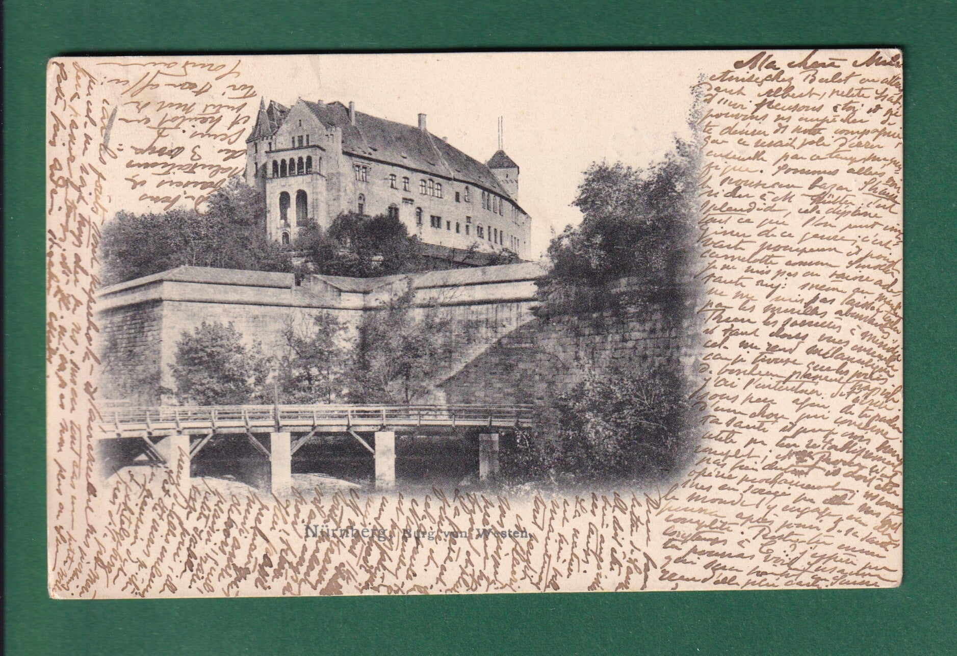 NÜRNBERG - Burg von Westen - 1905