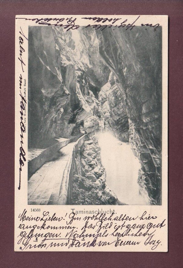 TAMINASCHLUCHT - 1903