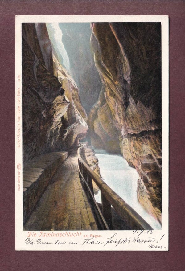 TAMINASCHLUCHT - 1903