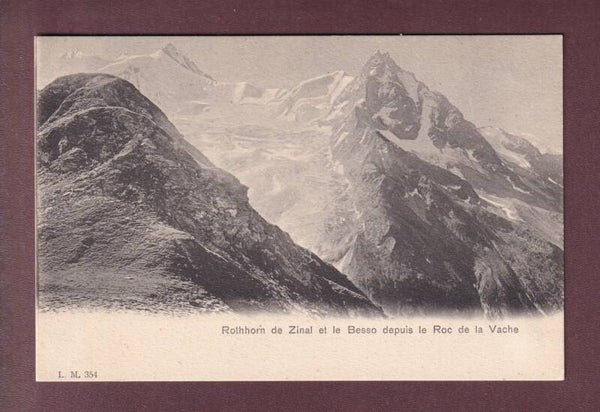 ROTHORN DE ZINAL - Besso depuis le Roc de la Vache