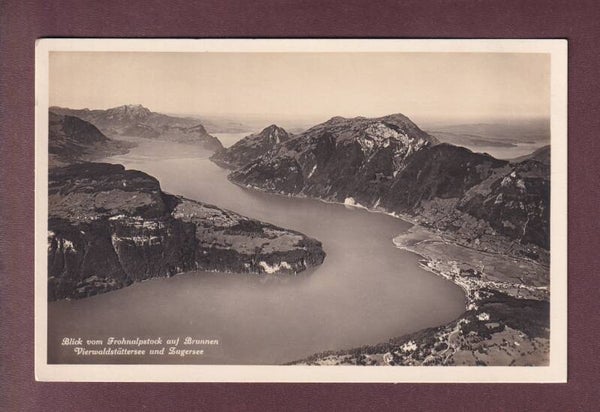 Blick vom FROHNALPSTOCK auf Brunnen