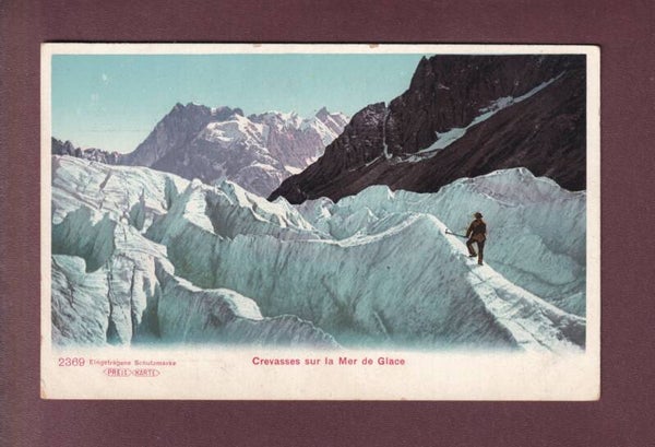 Crevasses sur la MER DE GLACE