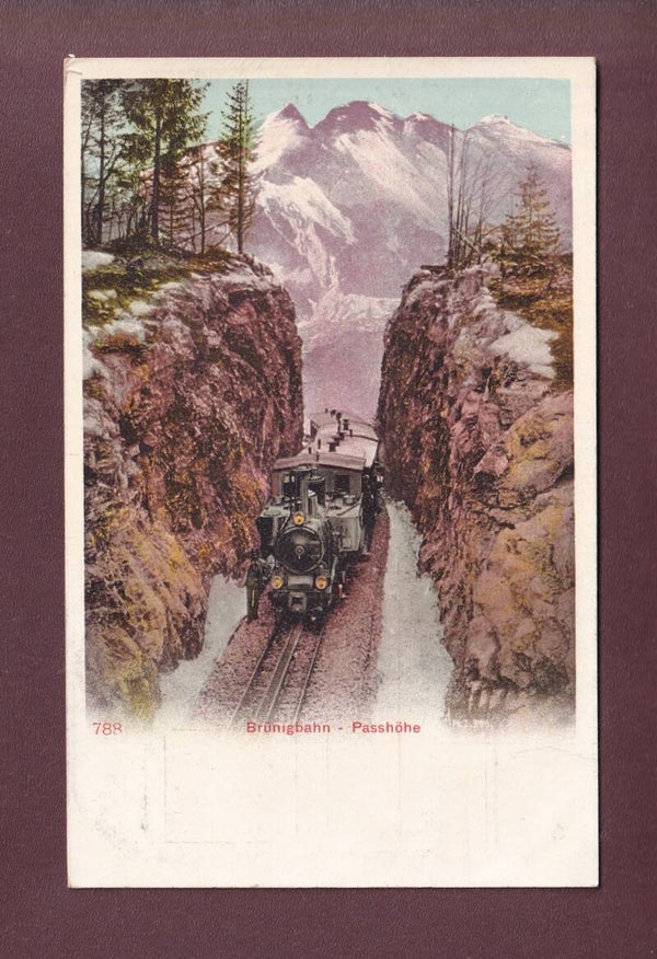 BRÜNIGBAHN - Passhöhe