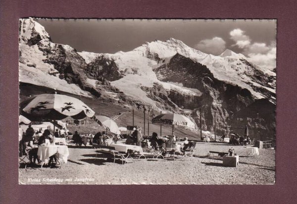 KLEINE SCHEIDEGG - Terrasse - Junfrau - 1952