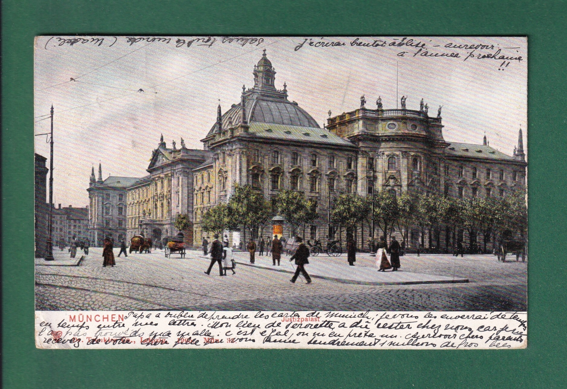 MÜNCHEN - Justizpalast - 1906 // Eckbug //