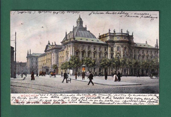MÜNCHEN - Justizpalast - 1906 // Eckbug //