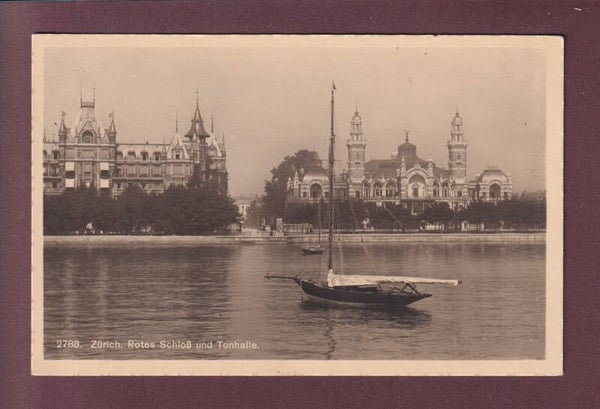ZÜRICH - Rotes Schloss - Tonhalle - 1915 - Feldpost