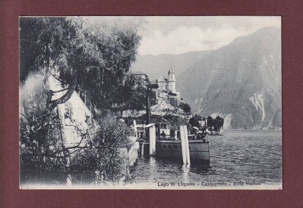 CASTAGNOLA - Villa Helios - Nave - 1909
