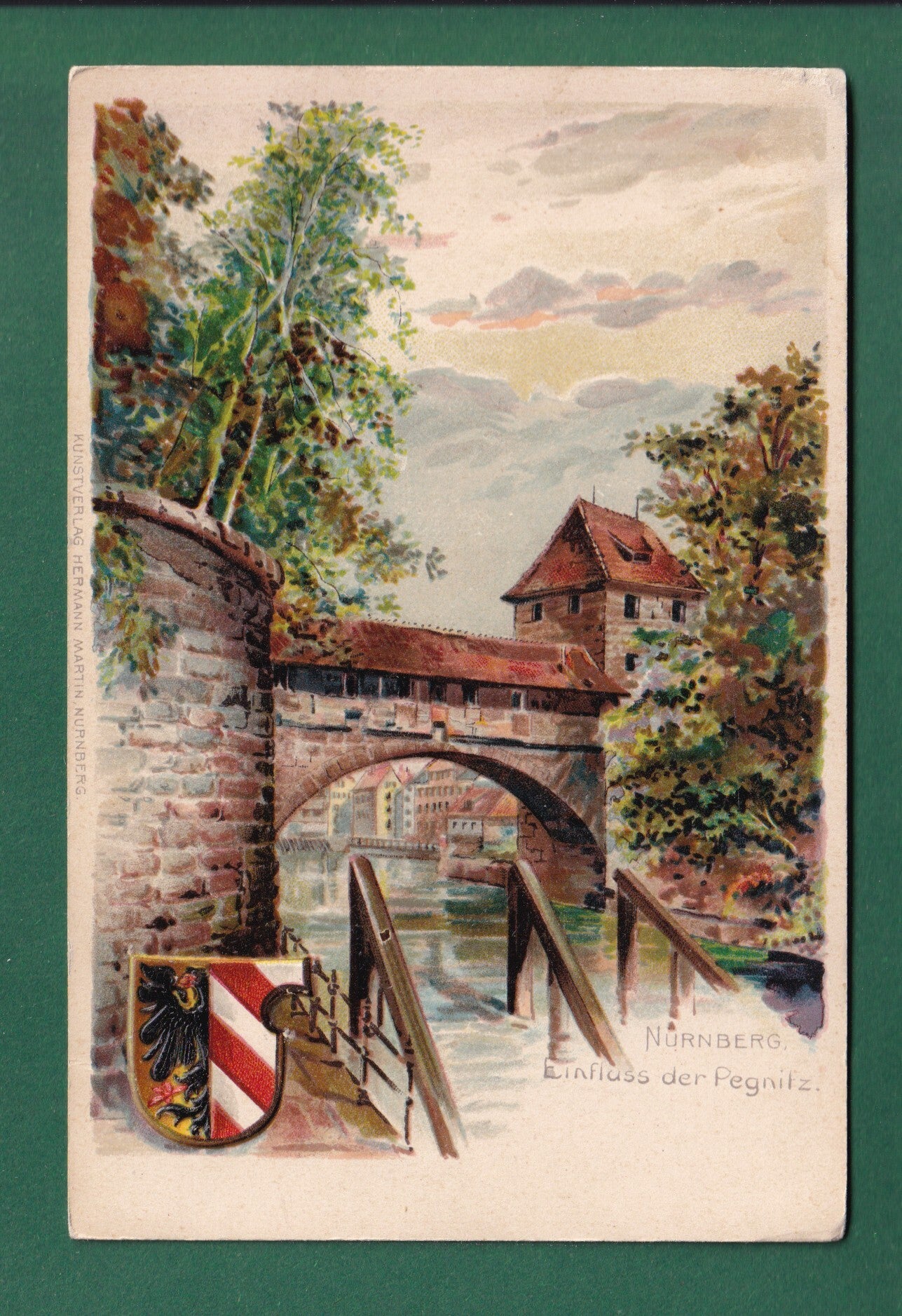 NÜRNBERG - Einfluss der Pegnitz