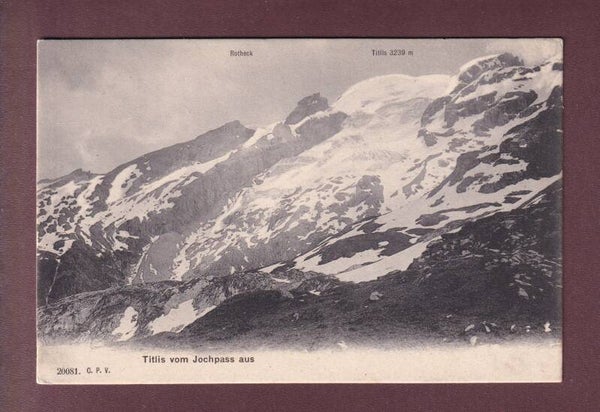 TITLIS vom Jochpass aus