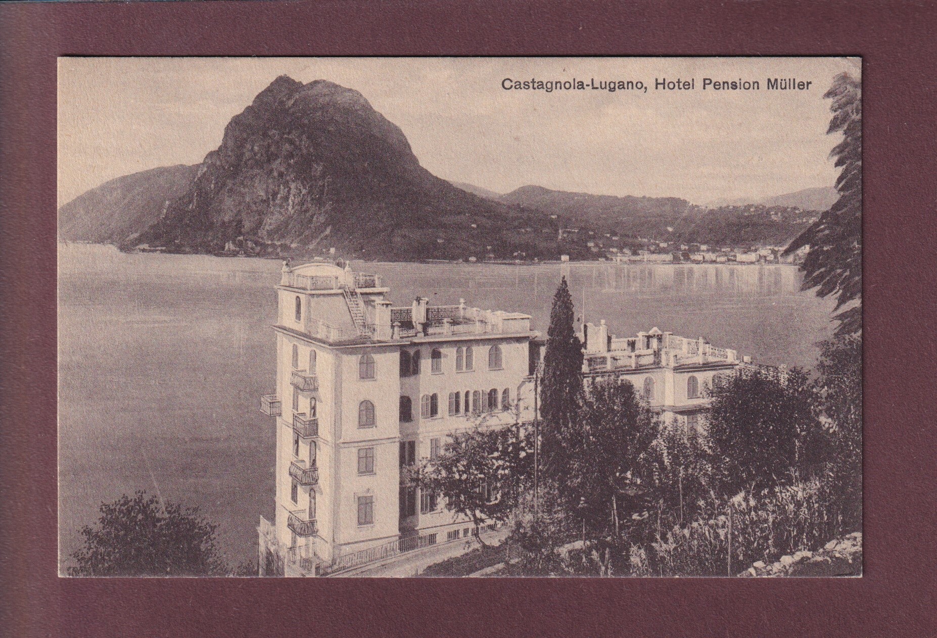 CASTAGNOLA - Hôtel Pension Müller