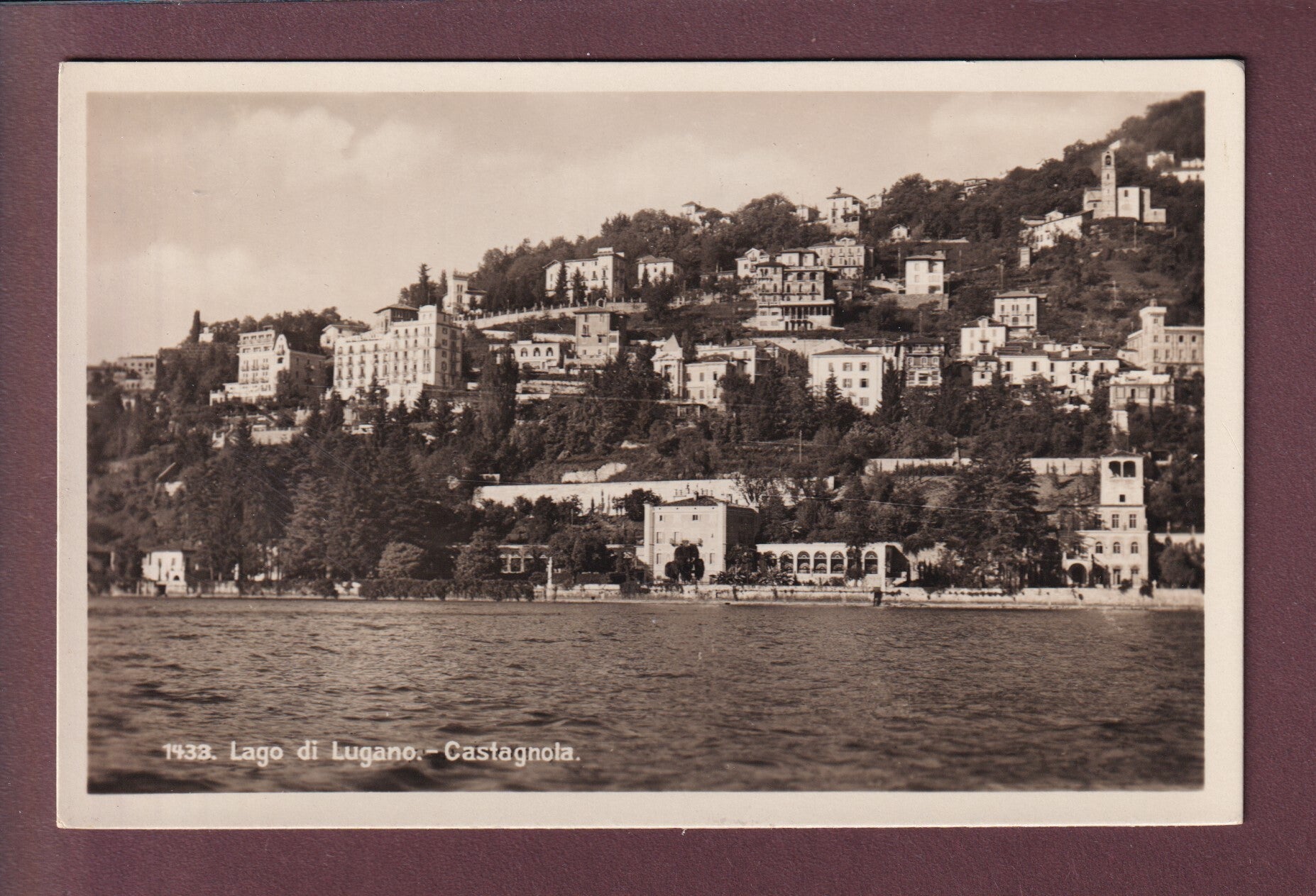 CASTAGNOLA - Lago di Lugano - 1935