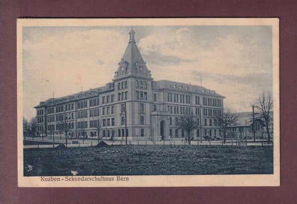 BERN - Knaben-Sekundarschulhaus - 1918