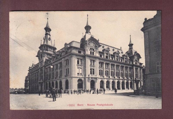 BERN - Neues Postgebäude - 1910