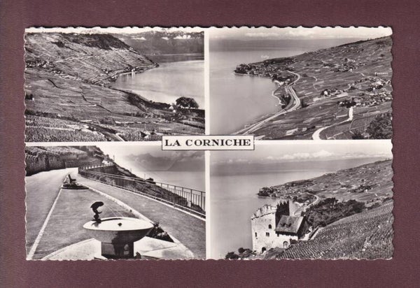 Lac Léman - LA CORNICHE - 4 images - 1964