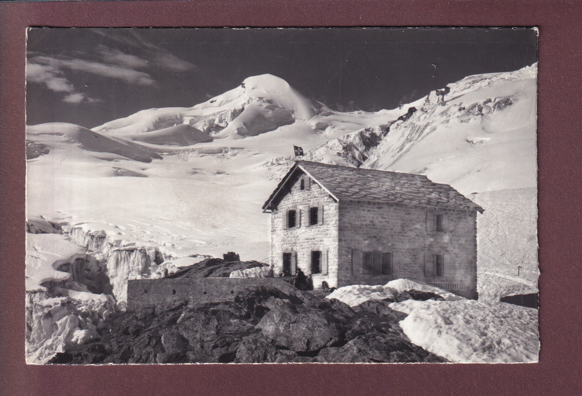 Touristenhaus LANGEFLUH ob Saas-Fee - 1962