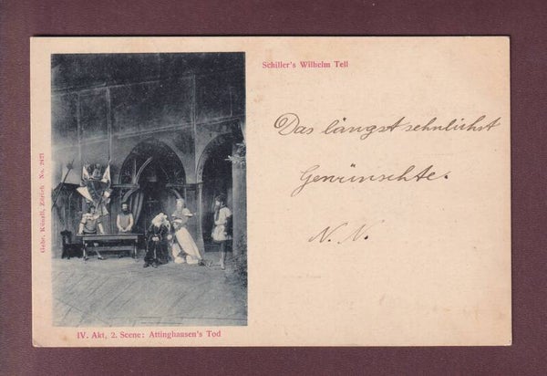 SCHILLER's WILHELM TELL - 1901