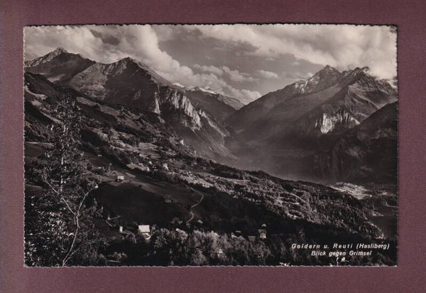Hasliberg - GOLDERN - Reuti - Blick gegen Grimsel - 1950