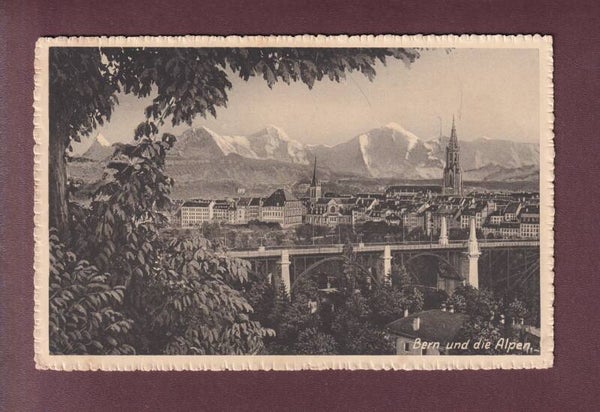 BERN und die Alpen - 1916