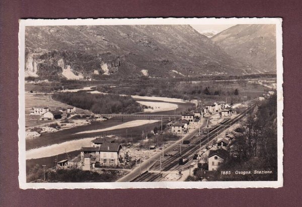 OSOGNA - Stazione - 1943 // pli //