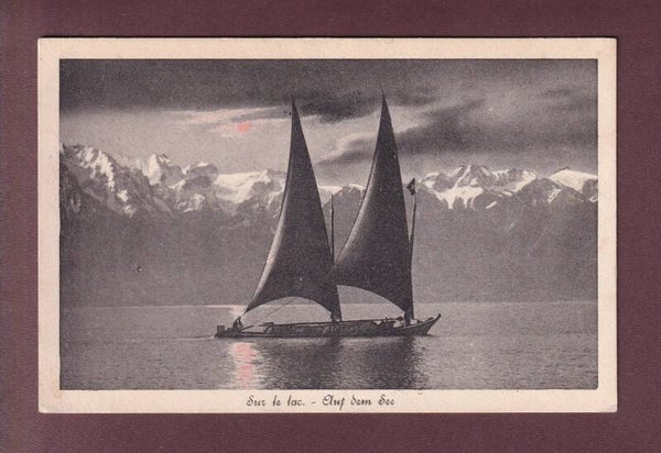 BARQUE DU LEMAN - 1912