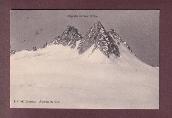 Champex - AIGUILLES DU TOUR - 1916