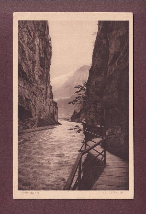 Meiringen - AARESCHLUCHT - 1921