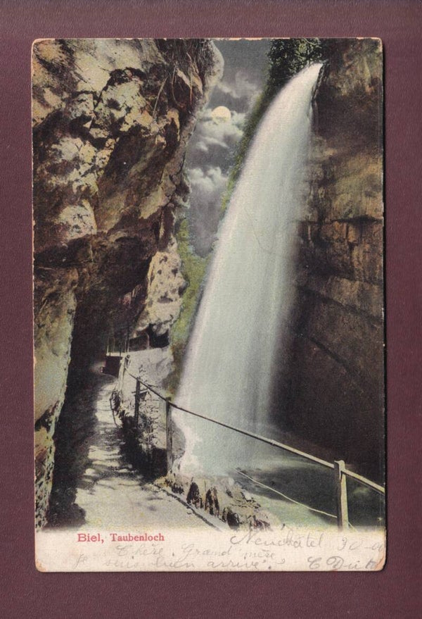 BIEL - Taubenloch - 1906