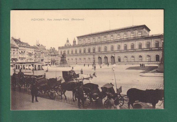 MÜNCHEN - Max Joseph-Platz - Kutsche - Tram