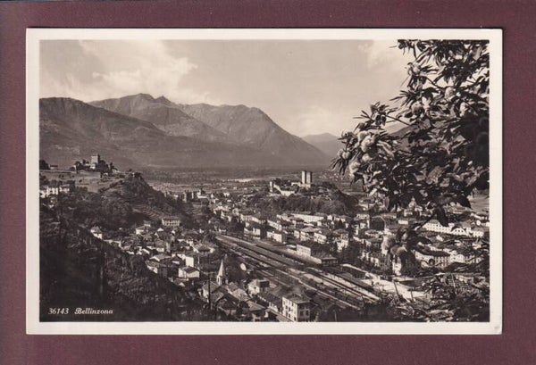 BELLINZONA - Stazione - 1933 - Posta militare