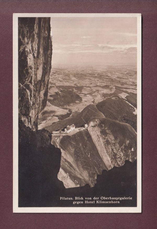 PILATUS - Blick von der Oberhauptgalerie - 1932