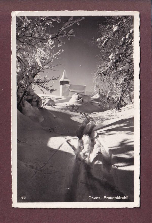 DAVOS - Frauenkirchli - 1953