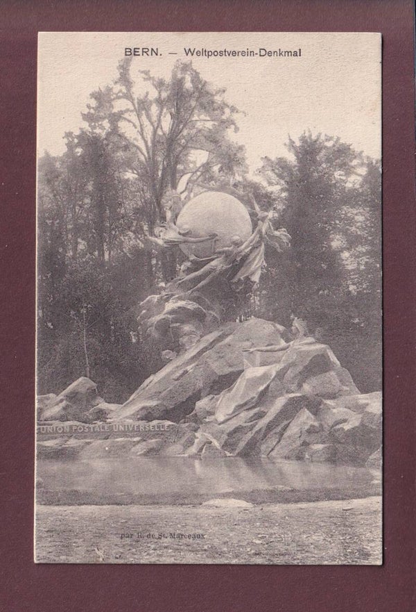 BERN - Weltpostverein-Denkmal - 1909