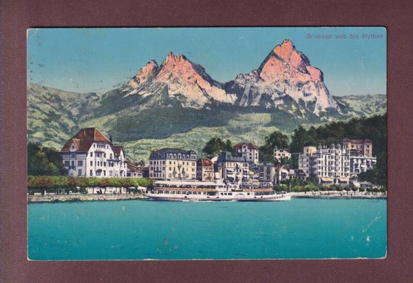 BRUNNEN und die Mythen - Schiff - 1913