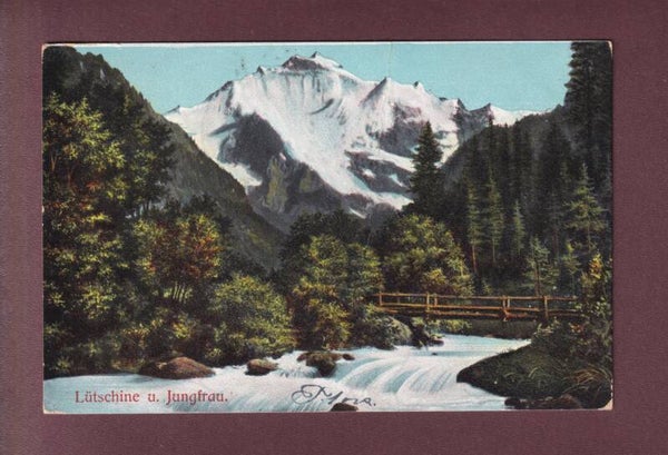 LÜTSCHINE und Jungfrau - 1905
