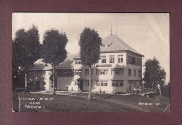 REHETOBEL - Gasthaus zum Gupf - 1926 // Eckbüge //