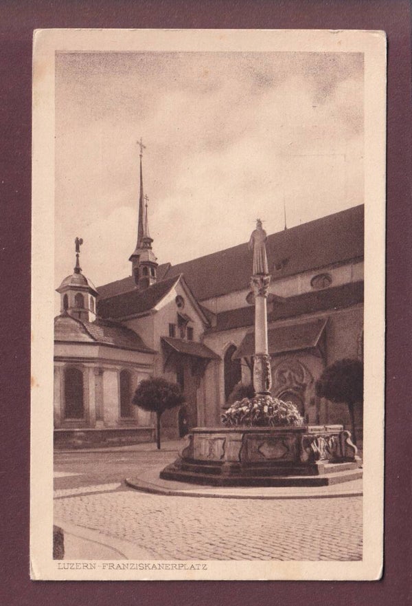 LUZERN - Franziskanerplatz - 1940