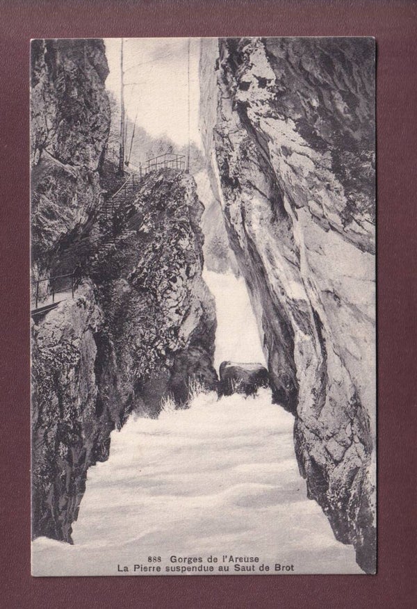 Gorges de l'AREUSE - 1910