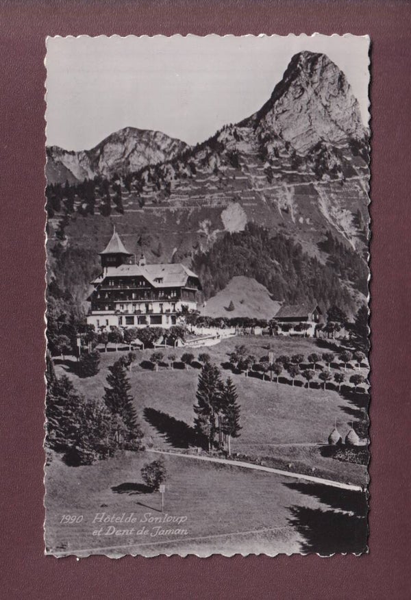 Hôtel de SONLOUP - Dent de Jaman - 1966