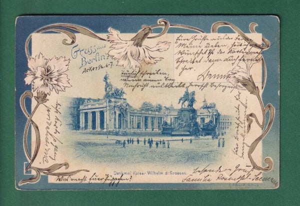 BERLIN - Denkmal Kaiser Wilhelm - 1899