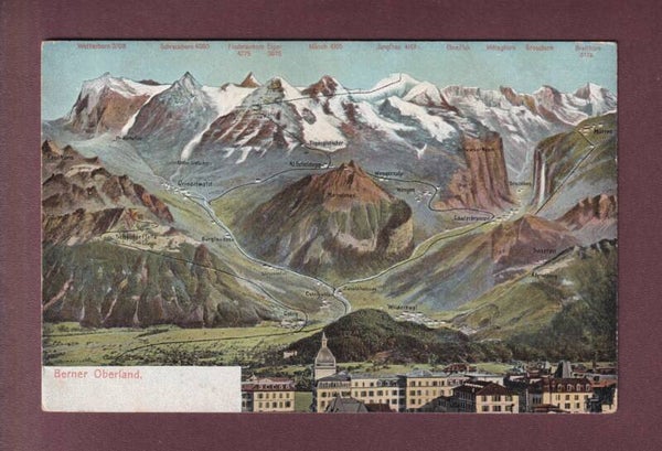 BERNER OBERLAND - Vogelschau