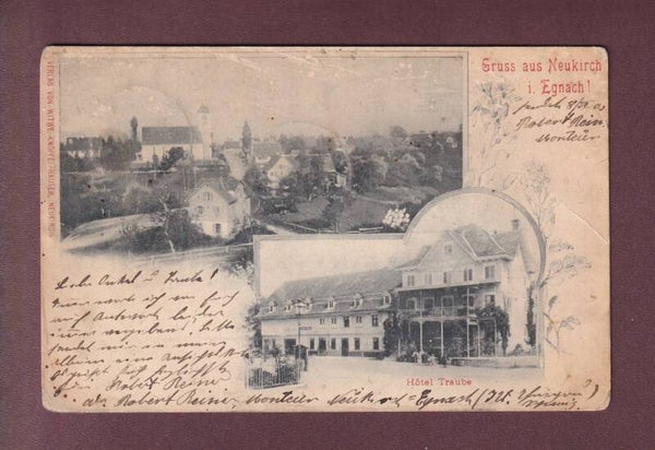 Gruss aus NEUKIRCH im Egnach (TG) - 1900 // Zustand //