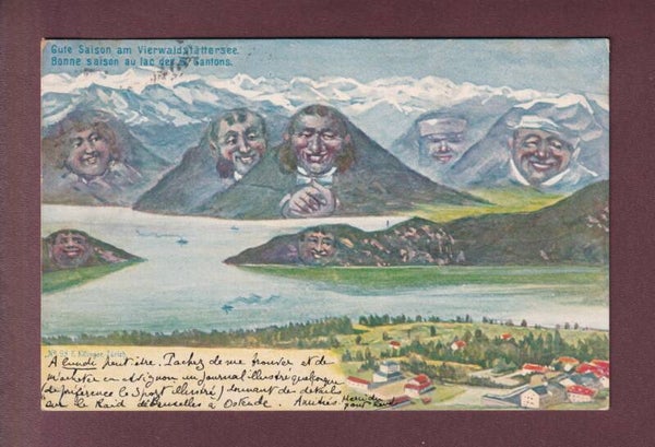 Gute Saison am VIERWALDSTÄTTERSEE - 1902 F. Killinger