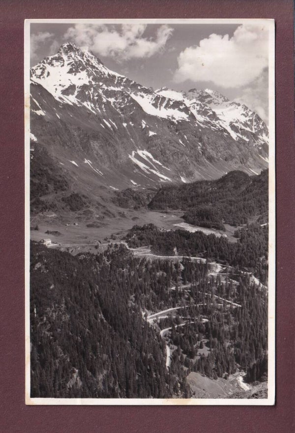 Passtrasse MALOJA - 1952 Hotel Stempel