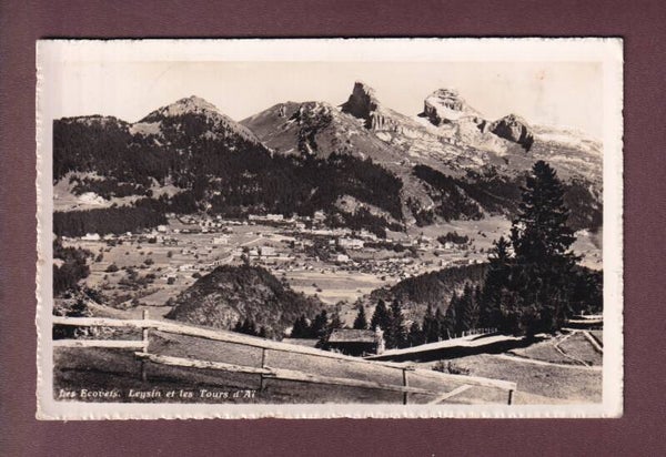 LES ECOVETS - Leaysin et tours d'Aï - 1953