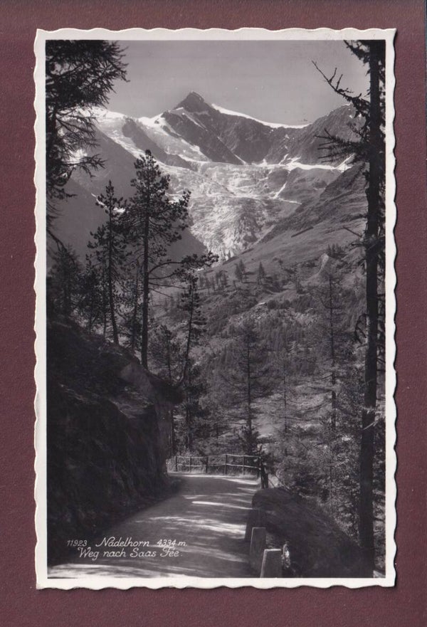 Weg nach SAAS-FEE - Nadelhorn - 1951