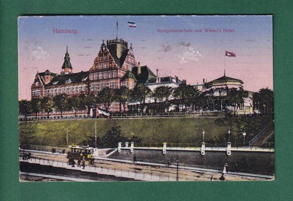 HAMBURG - Navigationsschule - 1918