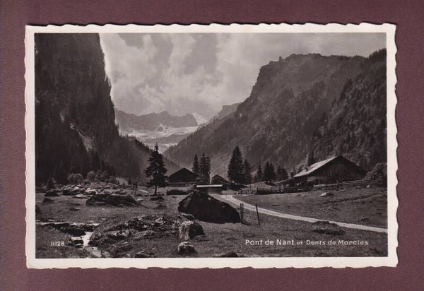 PONT DE NANT - Dents de Morcles - 1936