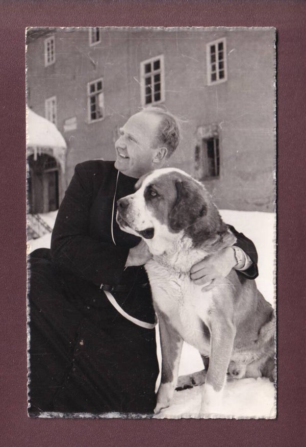 GRAND-SAINT-BERNARD - Chanoine et son chien