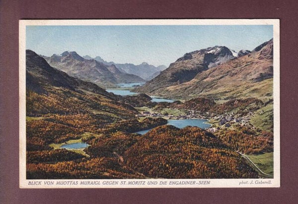 Blick von MUOTTAS MURAIGL - Engadiner-Seen